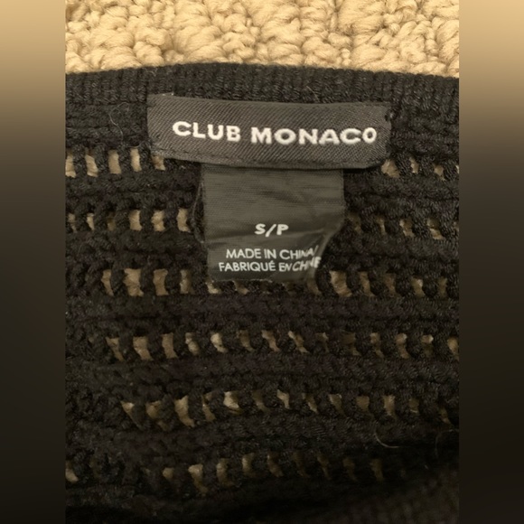 Black mesh, Club Monaco top. - Picture 5 of 6